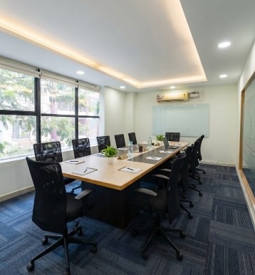 Smart tech-enabled meeting room